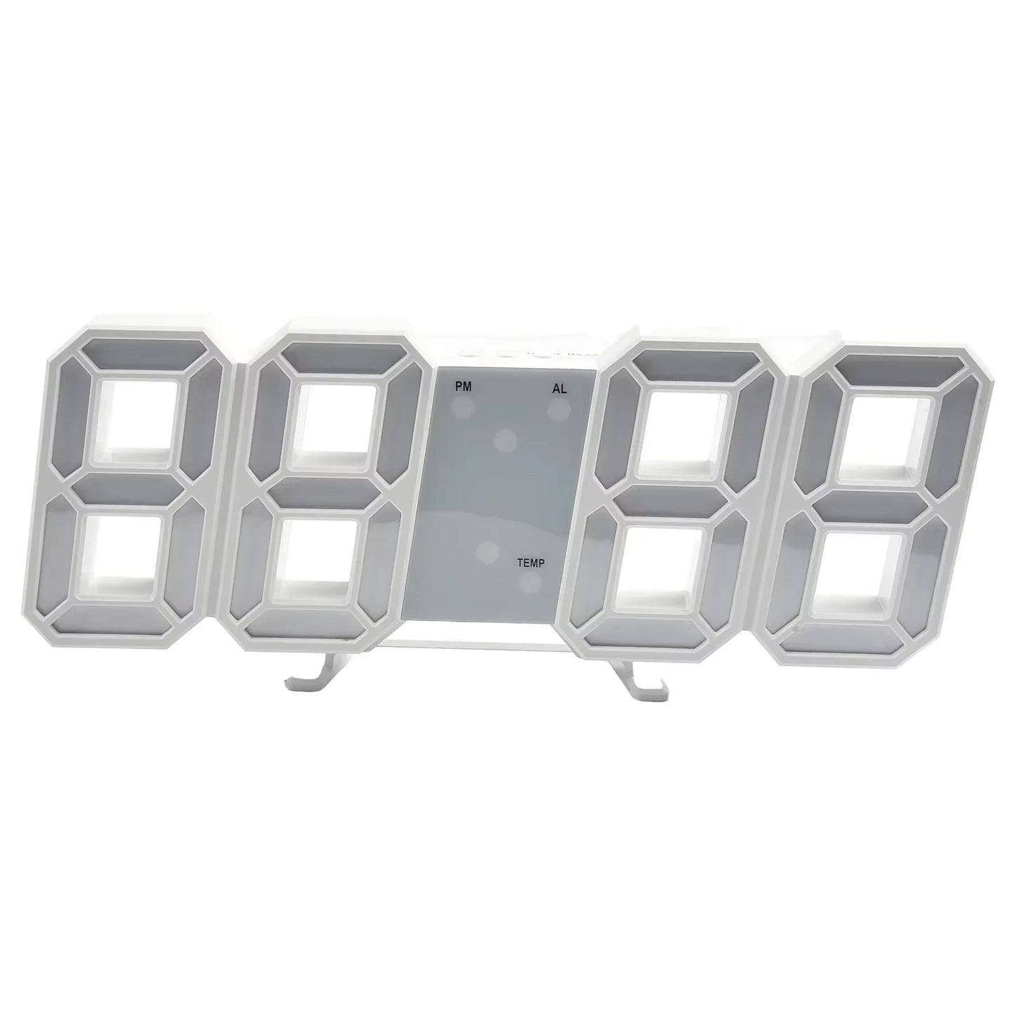 Glowdigit™ 3D LED Wall Clock – Modern Time, Bold Style