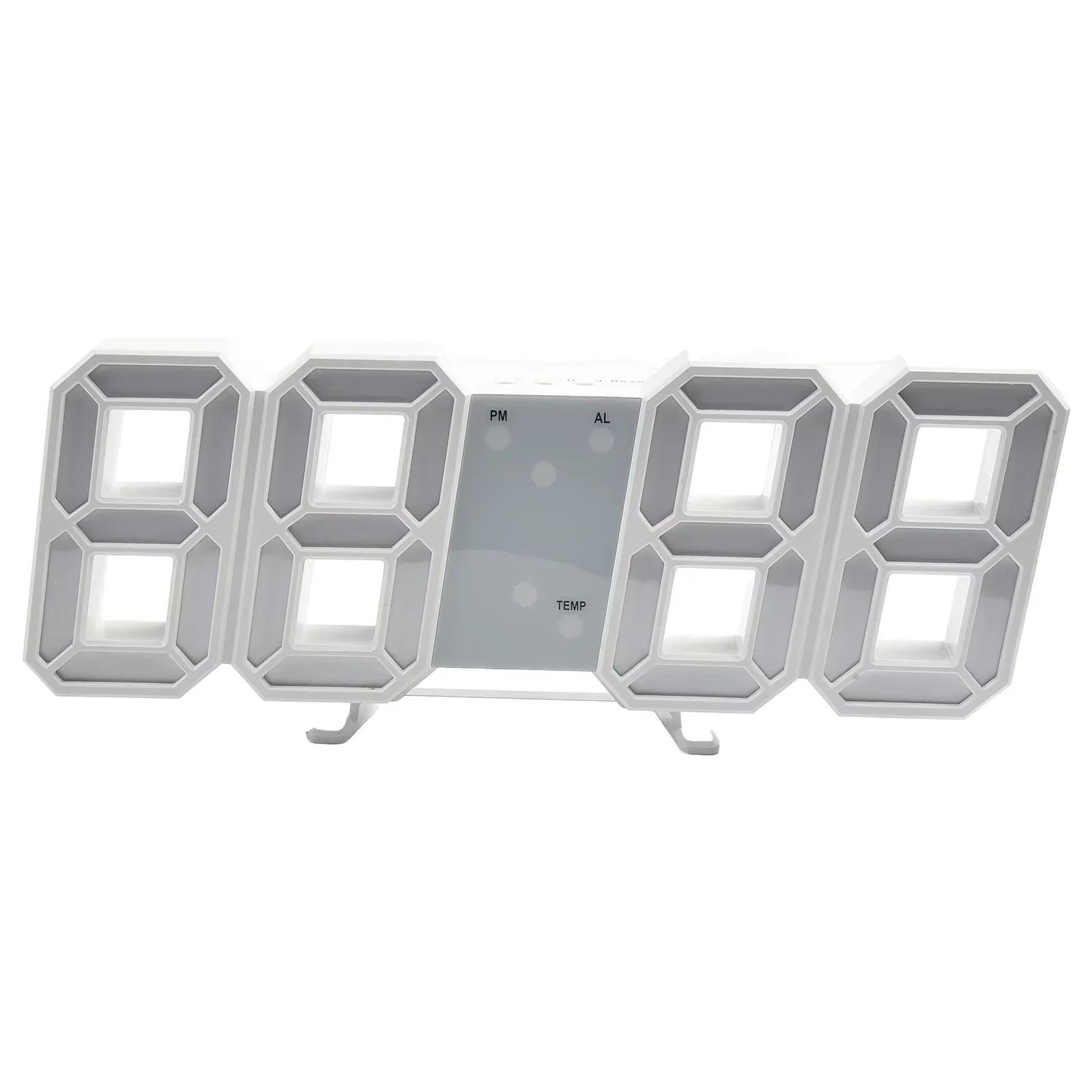 Glowdigit™ 3D LED Wall Clock – Modern Time, Bold Style