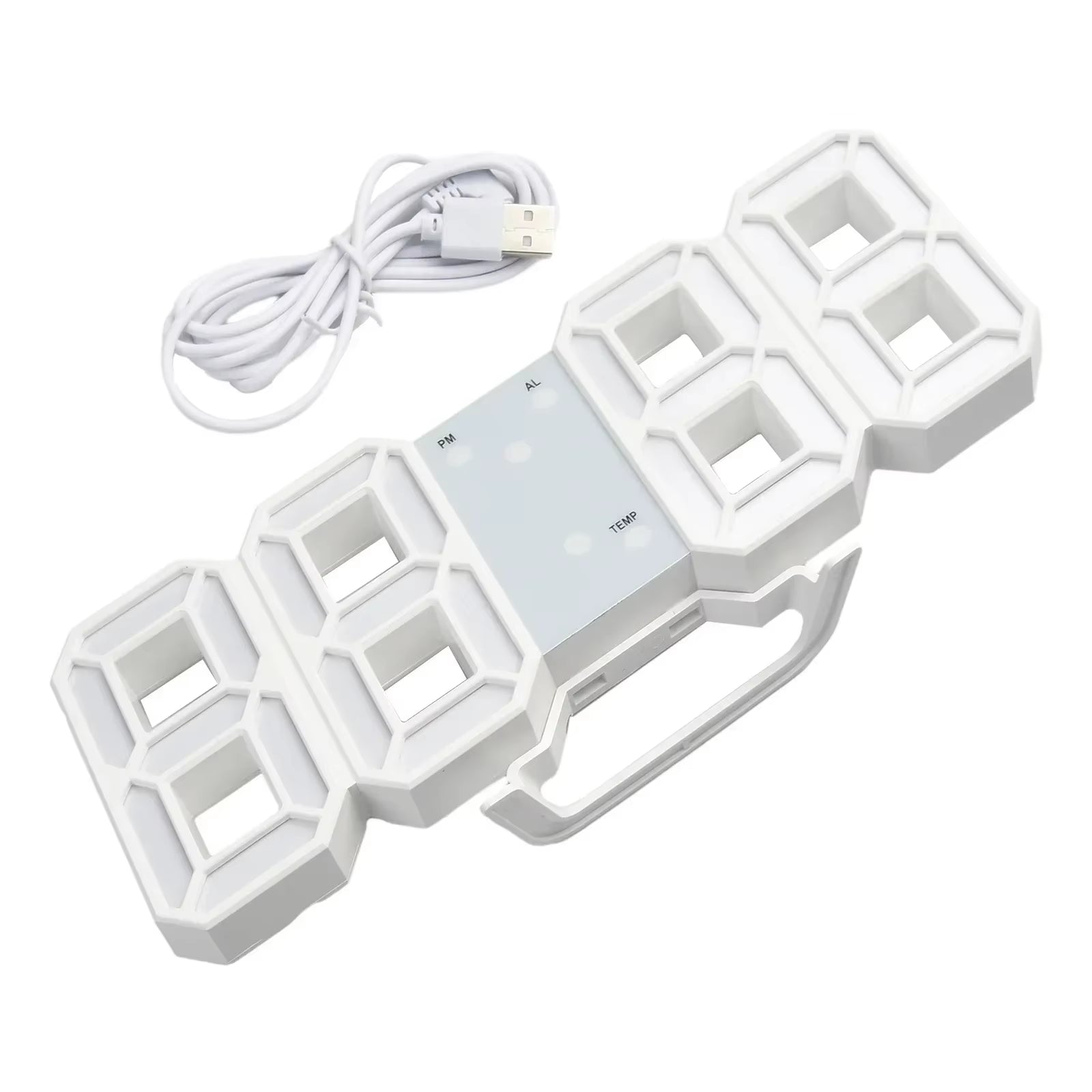 Glowdigit™ 3D LED Wall Clock – Modern Time, Bold Style